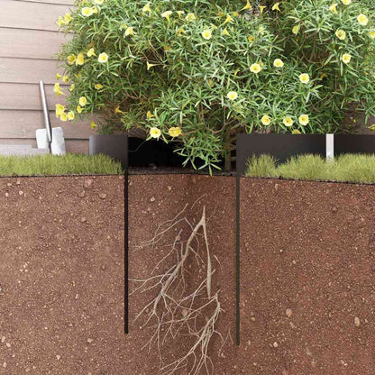 vidaXL Root Barrier Black 1 x 10 m Polyethylene