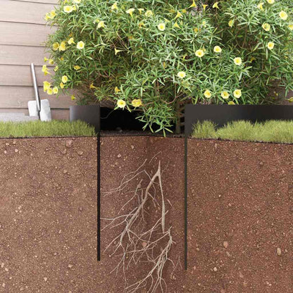 vidaXL Root Barrier without Metal Strip 0.7 x 10 m Polyethylene Black