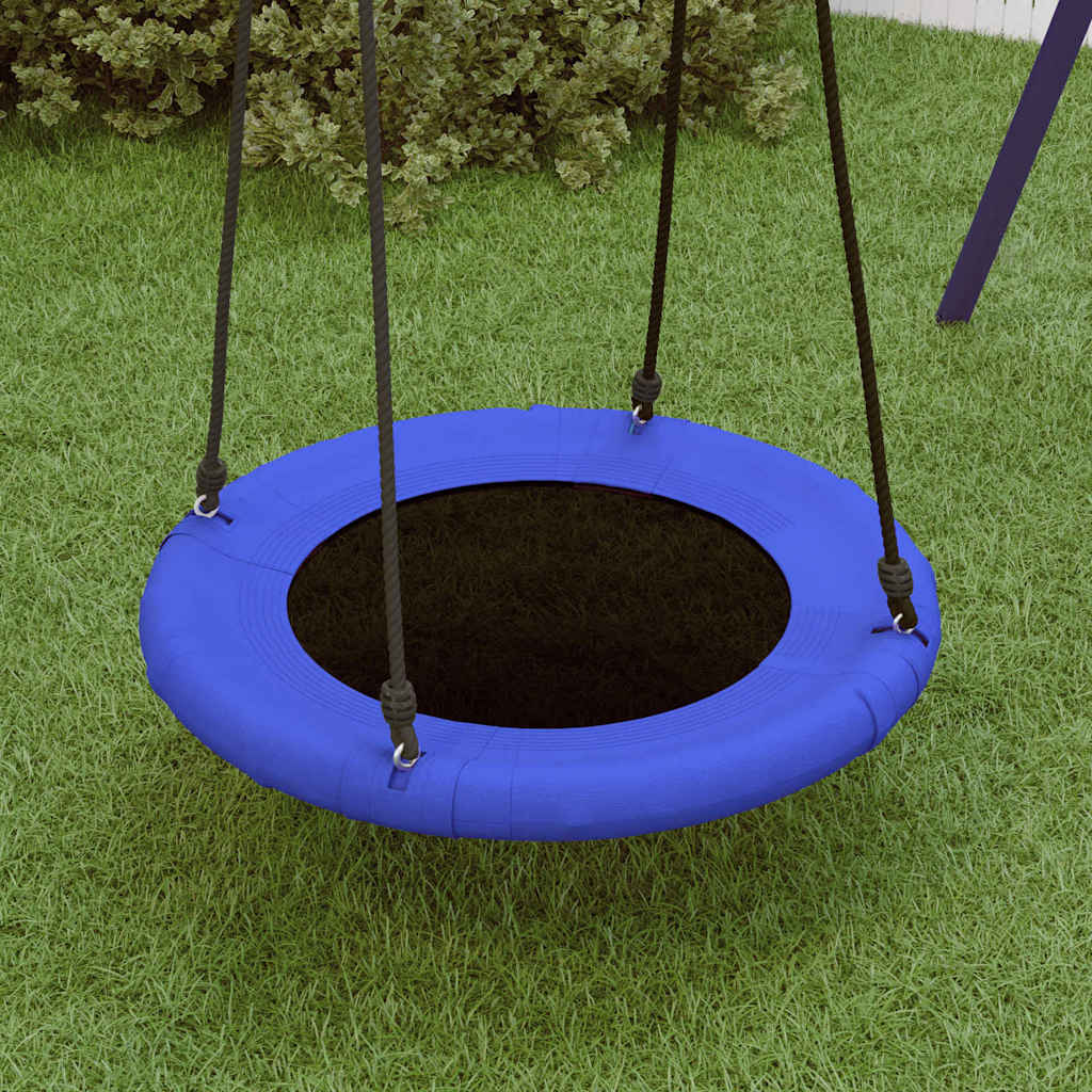 vidaXL Nest Swing Blue 100 x 100 x 180 cm Plastic