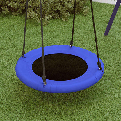 vidaXL Nest Swing Blue 100 x 100 x 180 cm Plastic