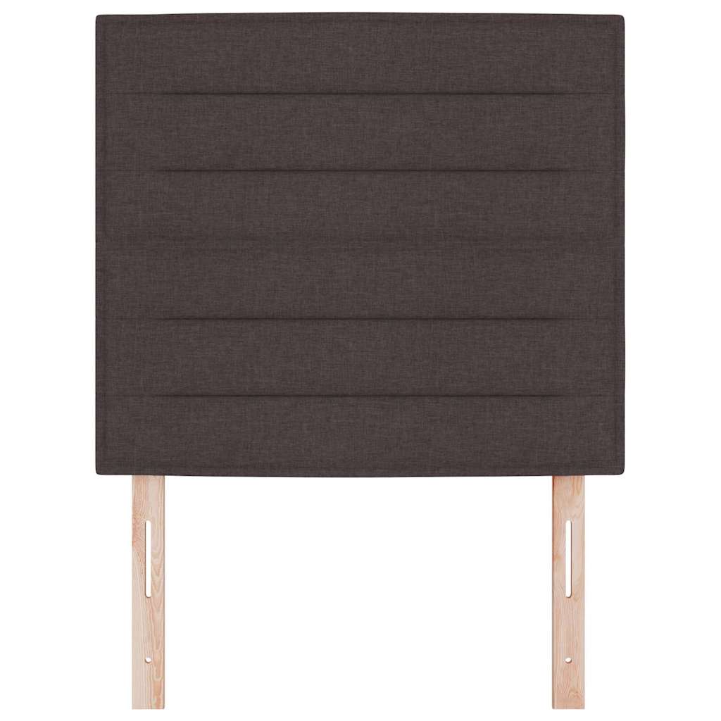 vidaXL Headboard with Headboard Dark Brown 80 cm Faux Leather