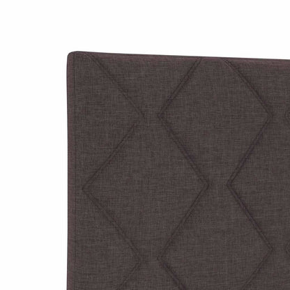 vidaXL Headboard with Headboard Dark Brown 144 cm Faux Leather