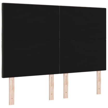 vidaXL Headboard with Headboard Dark Brown 144 cm Faux Leather