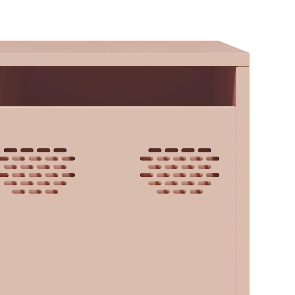 vidaXL TV Cabinet Pink 202x39x43.5 cm Cold-rolled Steel
