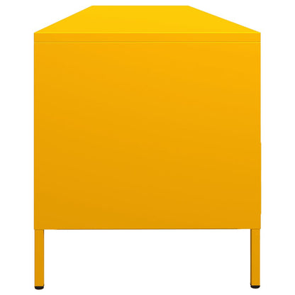 vidaXL TV Cabinet Mustard Yellow 202x39x43.5 cm Cold-rolled Steel