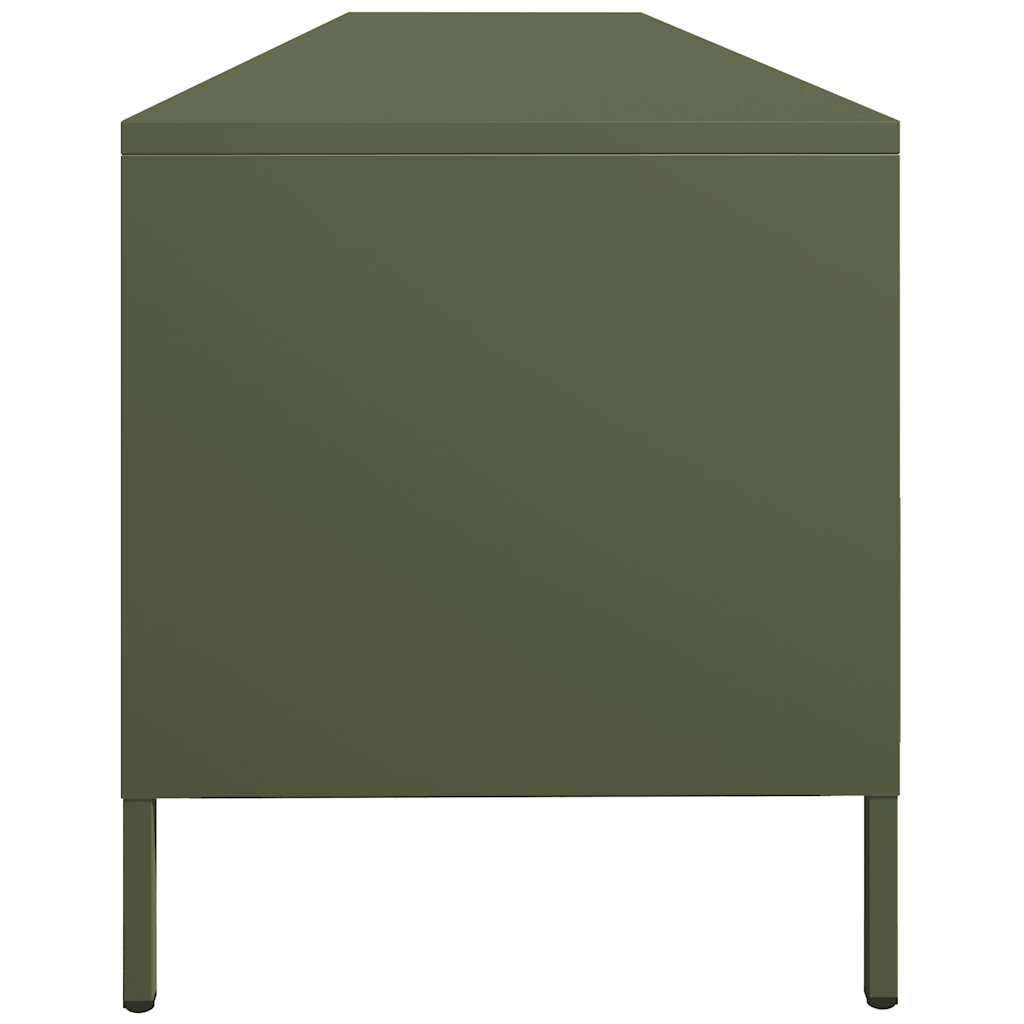 vidaXL TV Cabinet Olive Green 202x39x43.5 cm Cold-rolled Steel