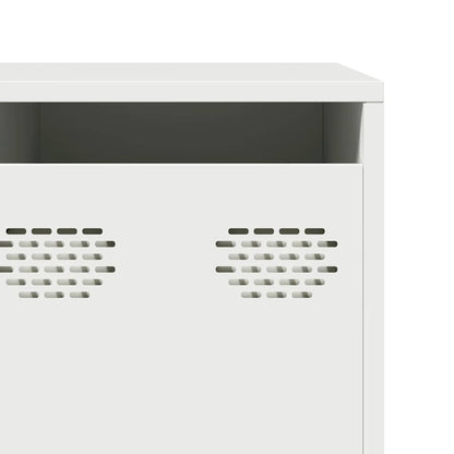 vidaXL TV Cabinet White 202x39x43.5 cm Cold-rolled Steel