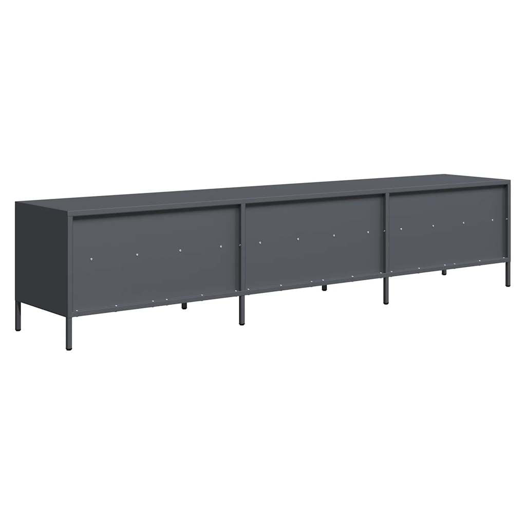 vidaXL TV Cabinet Anthracite 202x39x43,5 cm Cold-rolled Steel
