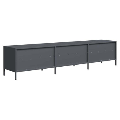 vidaXL TV Cabinet Anthracite 202x39x43,5 cm Cold-rolled Steel
