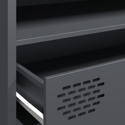 vidaXL TV Cabinet Anthracite 202x39x43,5 cm Cold-rolled Steel