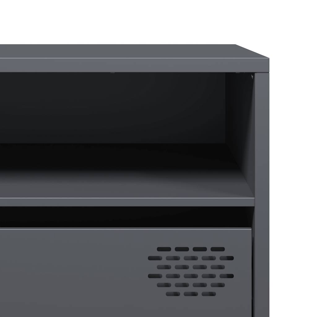 vidaXL TV Cabinet Anthracite 202x39x43.5 cm Cold-rolled Steel