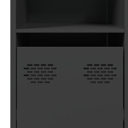 vidaXL Sideboard Black 135x39x73,5 cm Cold-rolled Steel