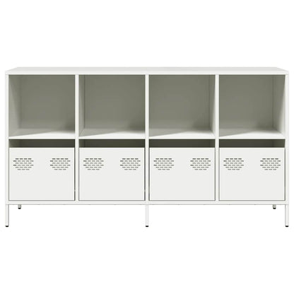 vidaXL Sideboard White 135x39x73.5 cm Cold-rolled Steel