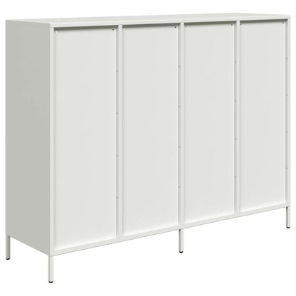 vidaXL Sideboard White 135x39x103,5 cm Cold-rolled Steel