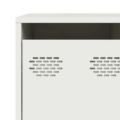 vidaXL Sideboard White 135x39x103,5 cm Cold-rolled Steel