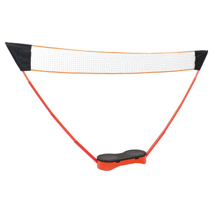 vidaXL Badminton Set with 2 Rackets. Net & Storage Case 292x30x152 cm