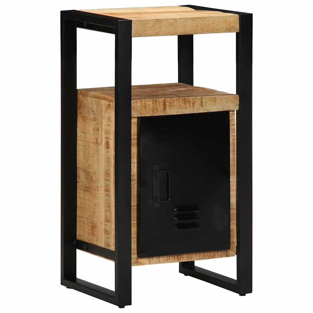 vidaXL Bathroom Furniture Set 2 pcs Brown and Black Solid Mango Wood