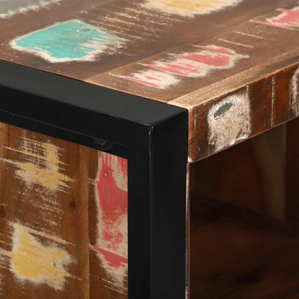 vidaXL Bathroom Furniture Set 4 pcs Multicolour Solid Reclaimed Wood