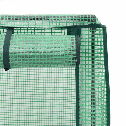vidaXL Raised Bed with Greenhouse Cover Rattan Look 160x40x123 cm