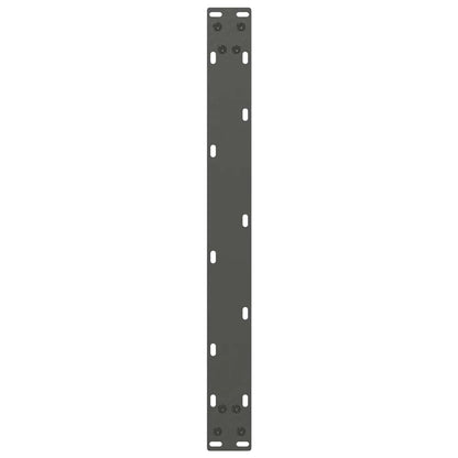 vidaXL Coffee Table Legs U-Shaped 2 pcs Anthracite 60x(30-31) cm Steel