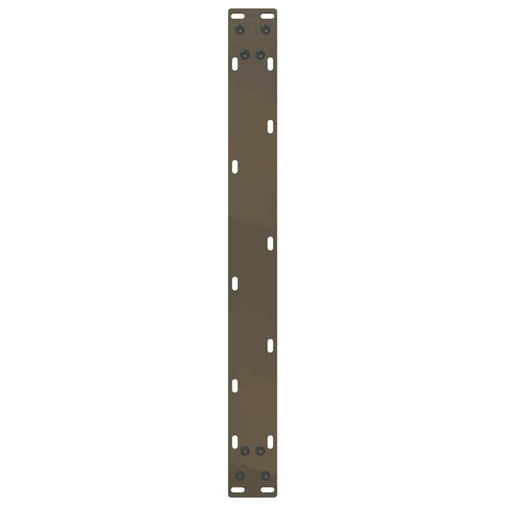 vidaXL Coffee Table Legs U-Shaped 2 pcs Natural Steel 60x(30-31) cm Steel