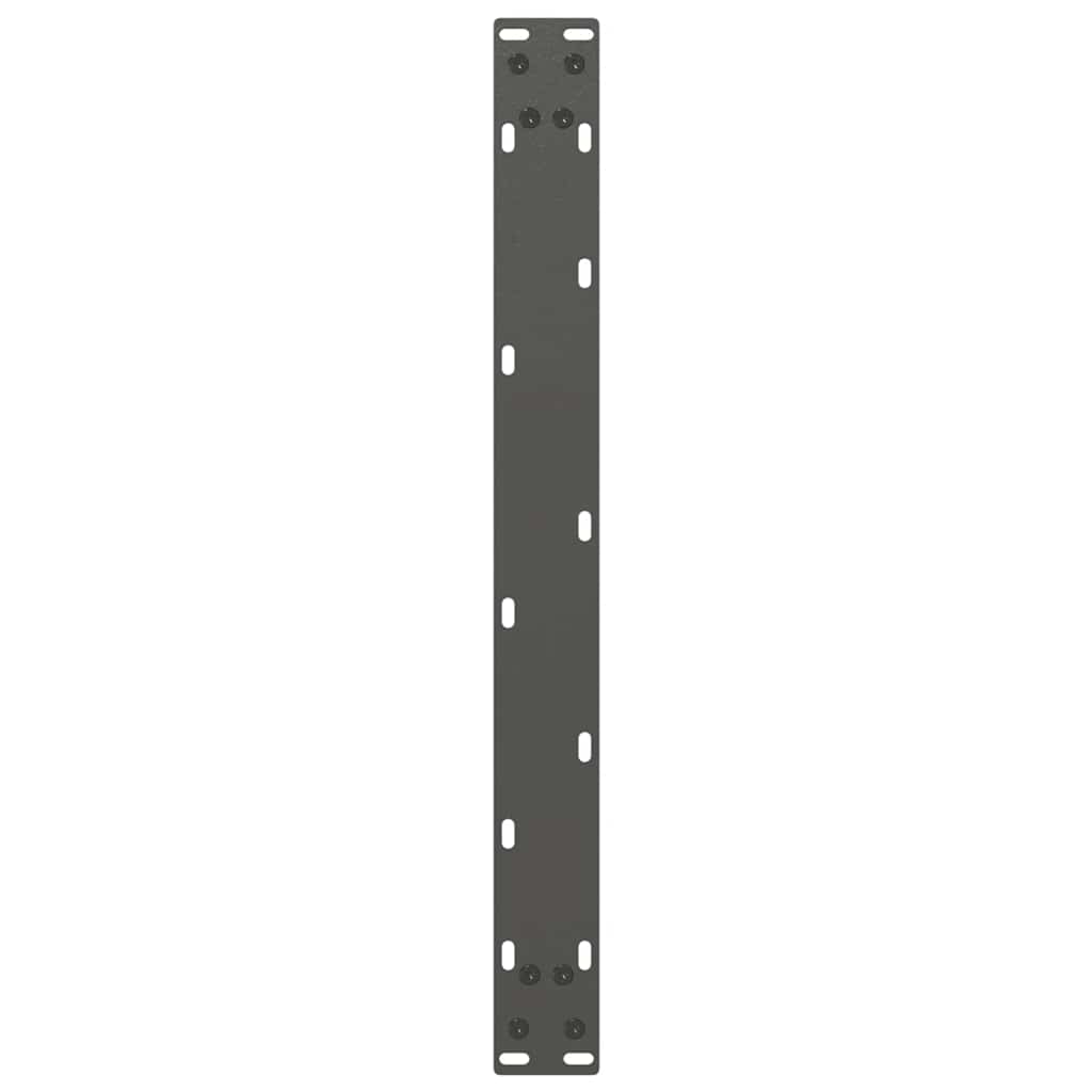 vidaXL Coffee Table Legs U-Shaped 2 pcs Anthracite 70x(30-31) cm Steel