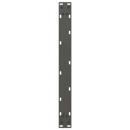 vidaXL Coffee Table Legs U-Shaped 2 pcs Anthracite 70x(30-31) cm Steel