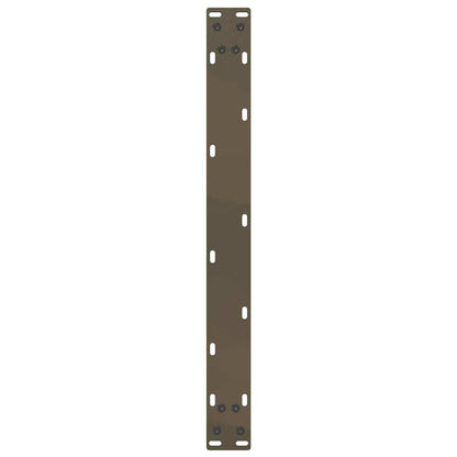 vidaXL Coffee Table Legs U-Shaped 2 pcs Natural Steel 70x(30-31) cm Steel