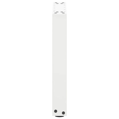 vidaXL Coffee Table Legs U-Shaped 2 pcs White 28x(42-43) cm Steel