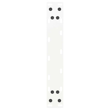 vidaXL Coffee Table Legs U-Shaped 2 pcs White 28x(42-43) cm Steel