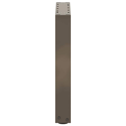 vidaXL Coffee Table Legs U-Shaped 2 pcs Natural Steel 28x(42-43) cm Steel