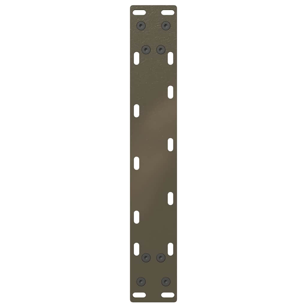 vidaXL Coffee Table Legs U-Shaped 2 pcs Natural Steel 28x(42-43) cm Steel
