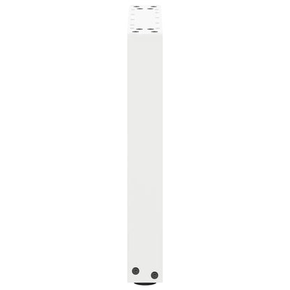 vidaXL Coffee Table Legs U-Shaped 2 pcs White 38x(42-43) cm Steel