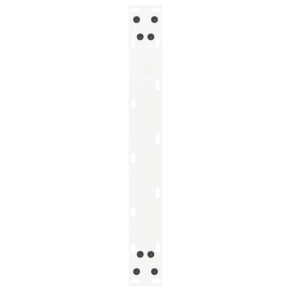vidaXL Coffee Table Legs U-Shaped 2 pcs White 50x(42-43) cm Steel