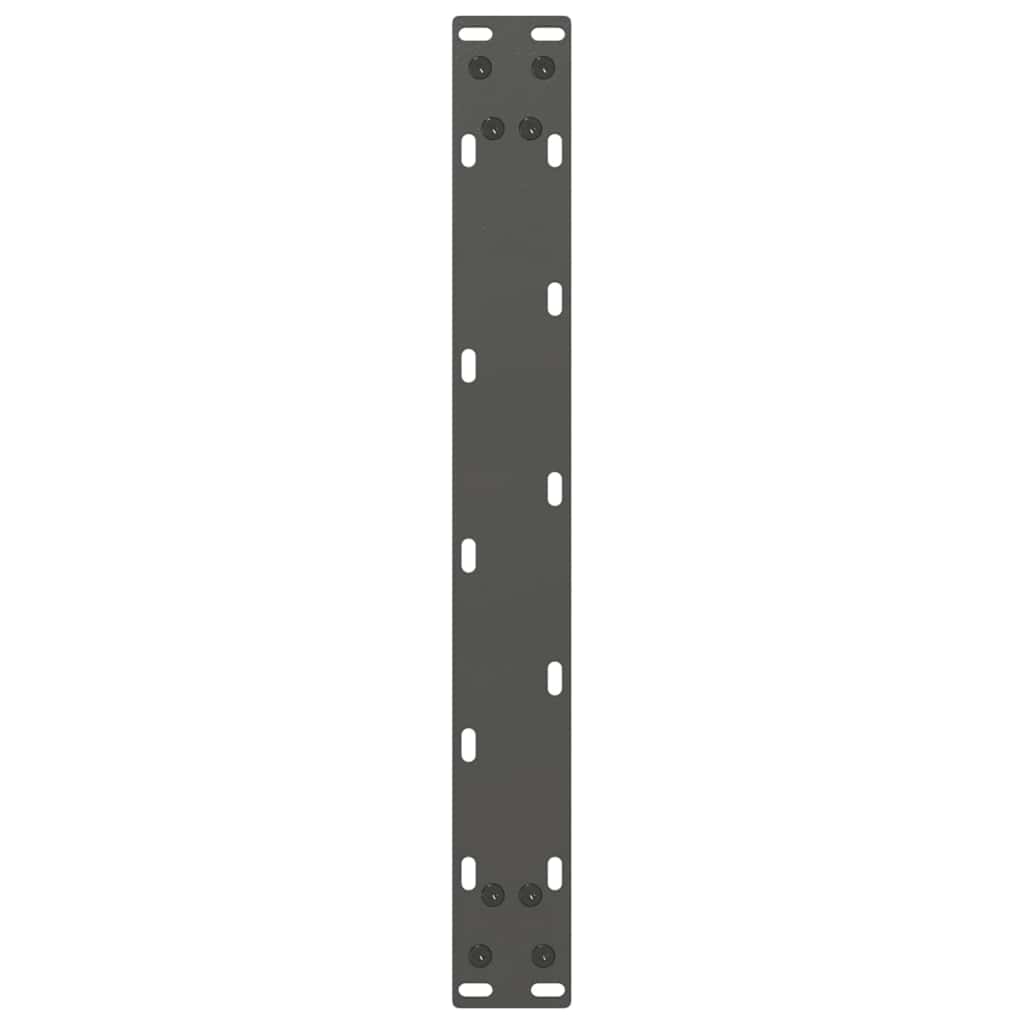 vidaXL Coffee Table Legs U-Shaped 2 pcs Anthracite 50x(42-43) cm Steel