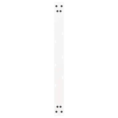 vidaXL Coffee Table Legs U-Shaped 2 pcs White 60x(42-43) cm Steel