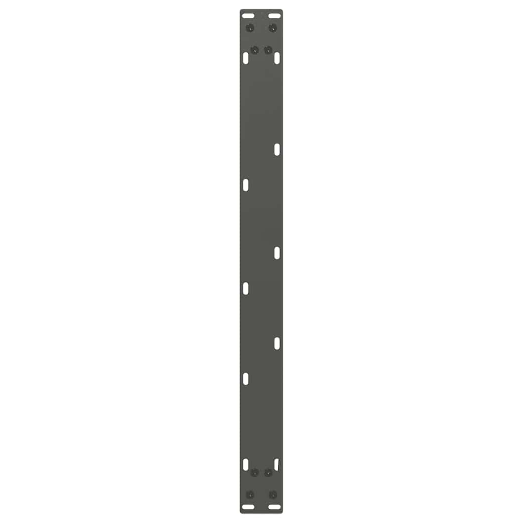 vidaXL Coffee Table Legs U-Shaped 2 pcs Anthracite 60x(42-43) cm Steel