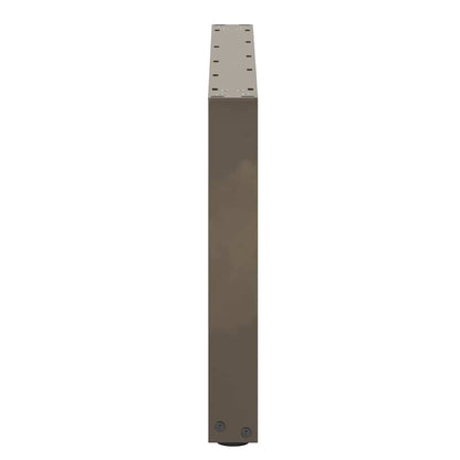 vidaXL Coffee Table Legs U-Shaped 2 pcs Natural Steel 60x(42-43) cm Steel