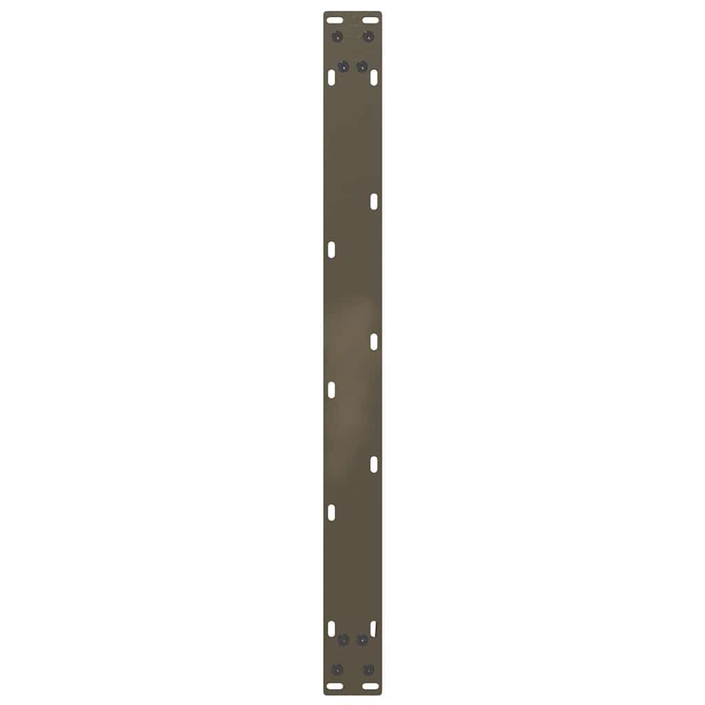 vidaXL Coffee Table Legs U-Shaped 2 pcs Natural Steel 60x(42-43) cm Steel