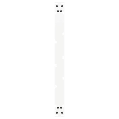 vidaXL Coffee Table Legs U-Shaped 2 pcs White 70x(42-43) cm Steel