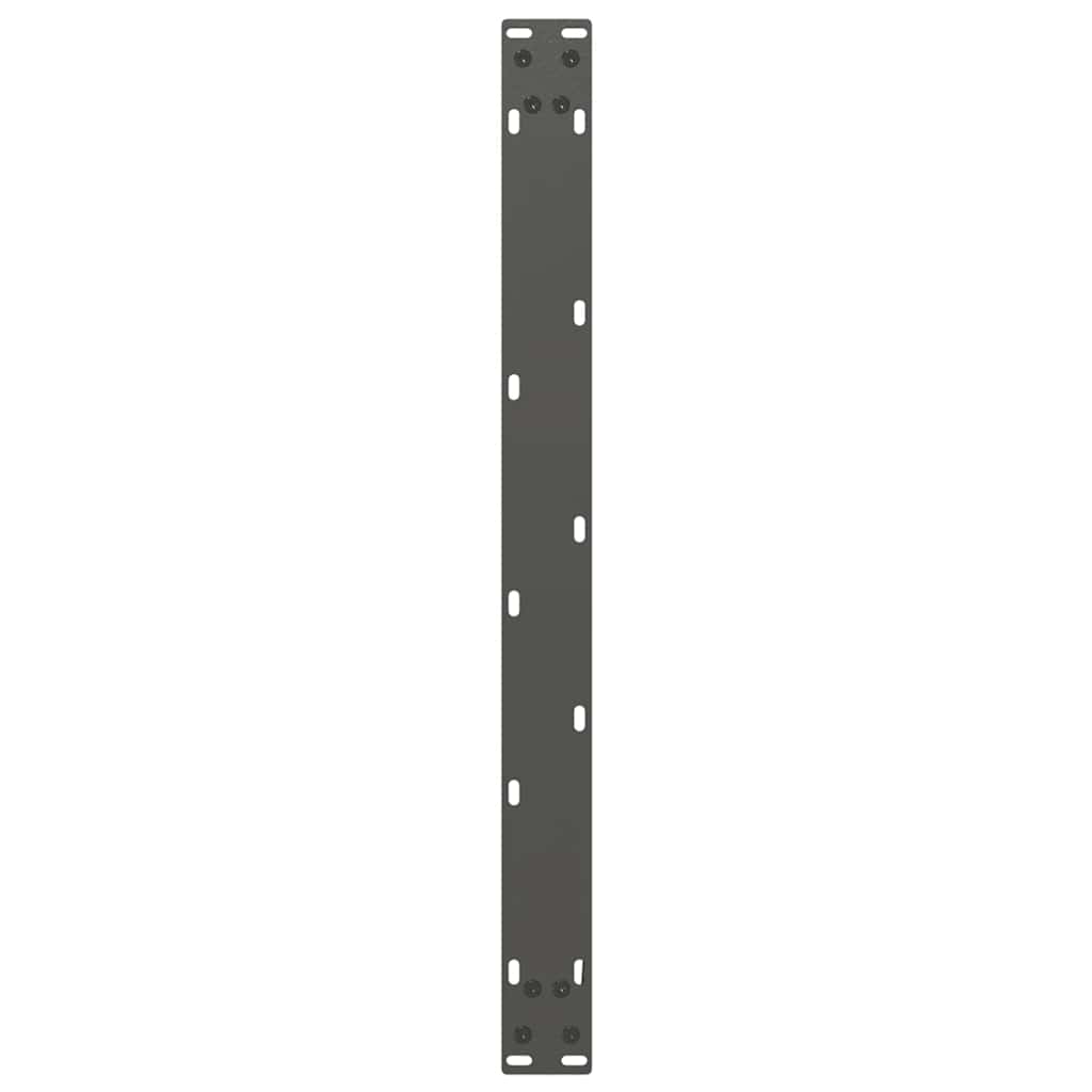 vidaXL Coffee Table Legs U-Shaped 2 pcs Anthracite 70x(42-43) cm Steel