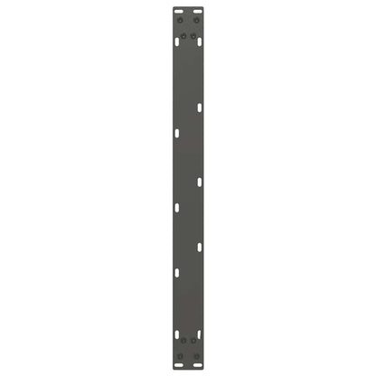 vidaXL Coffee Table Legs U-Shaped 2 pcs Anthracite 70x(42-43) cm Steel