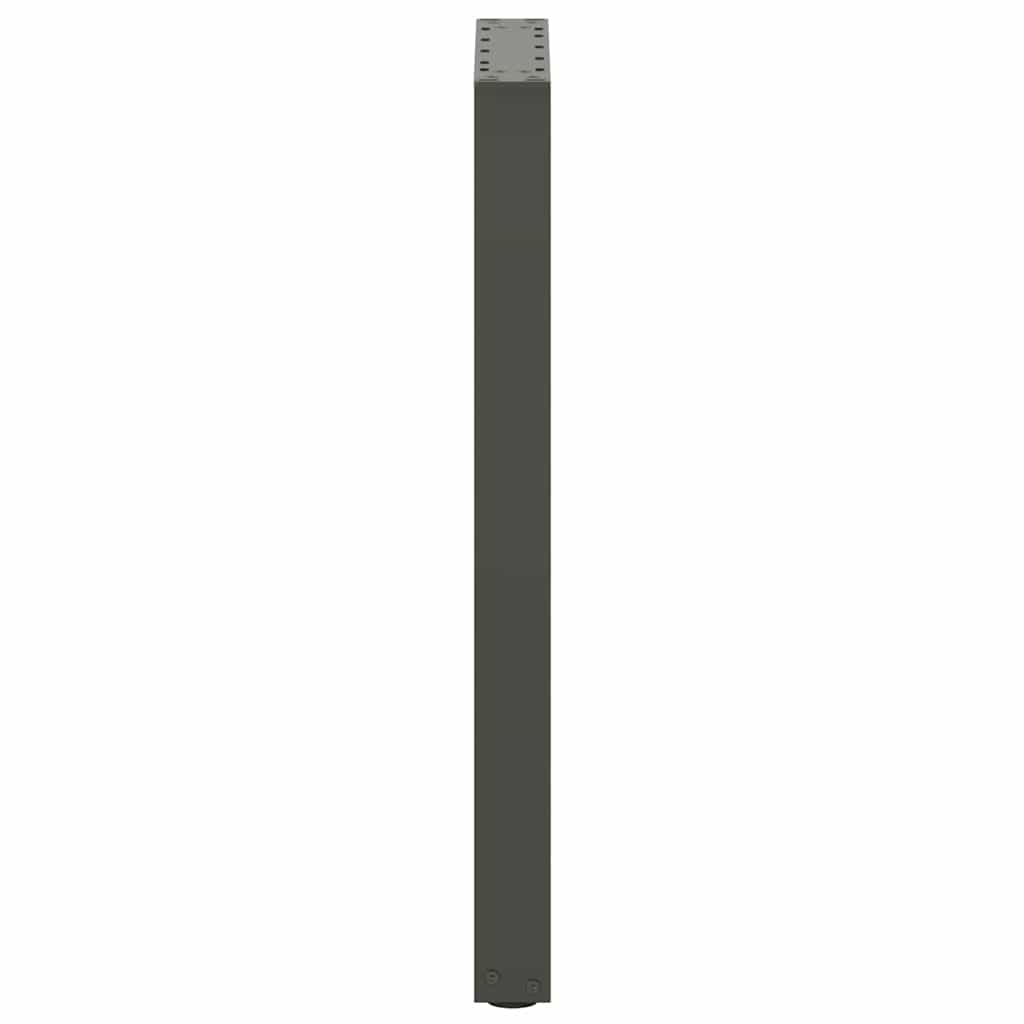 vidaXL Console Table Legs U-Shaped 2 pcs Anthracite 28x(72-73) cm Steel