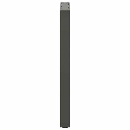 vidaXL Console Table Legs U-Shaped 2 pcs Anthracite 28x(72-73) cm Steel