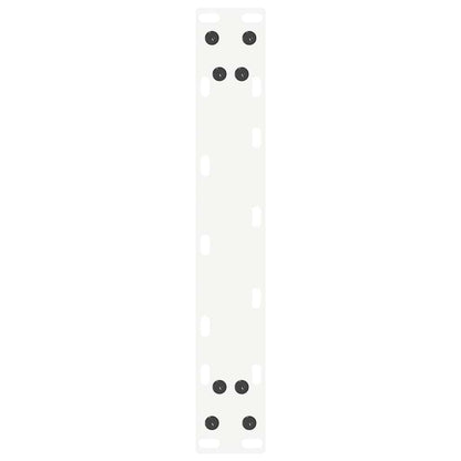 vidaXL Console Table Legs U-Shaped 2 pcs White 38x(72-73) cm Steel