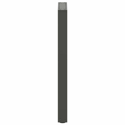 vidaXL Console Table Legs U-Shaped 2 pcs Anthracite 38x(72-73) cm Steel