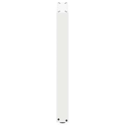 vidaXL Dining Table Legs U-Shaped 2 pcs White 50x(72-73) cm Steel