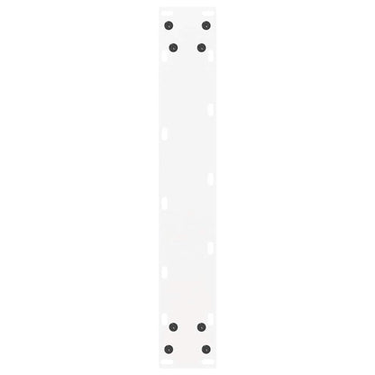 vidaXL Dining Table Legs U-Shaped 2 pcs White 50x(72-73) cm Steel