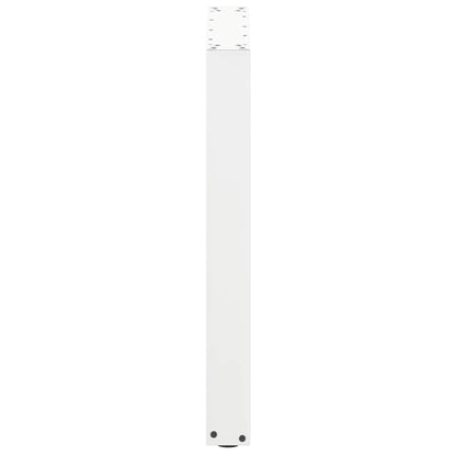 vidaXL Dining Table Legs U-Shaped 2 pcs White 70x(72-73) cm Steel