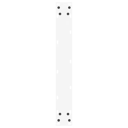 vidaXL Dining Table Legs U-Shaped 2 pcs White 70x(72-73) cm Steel